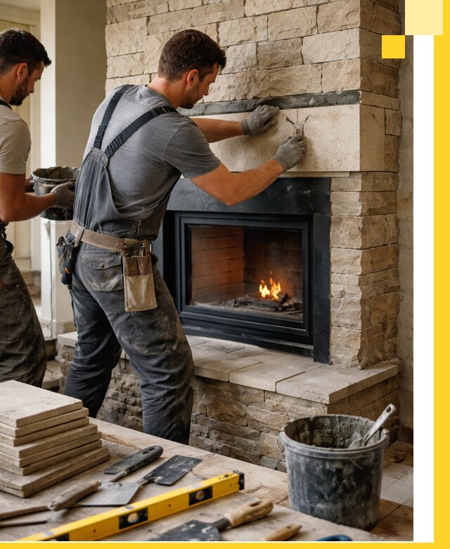 Проектирование и установка открытых каминов в Вязниках