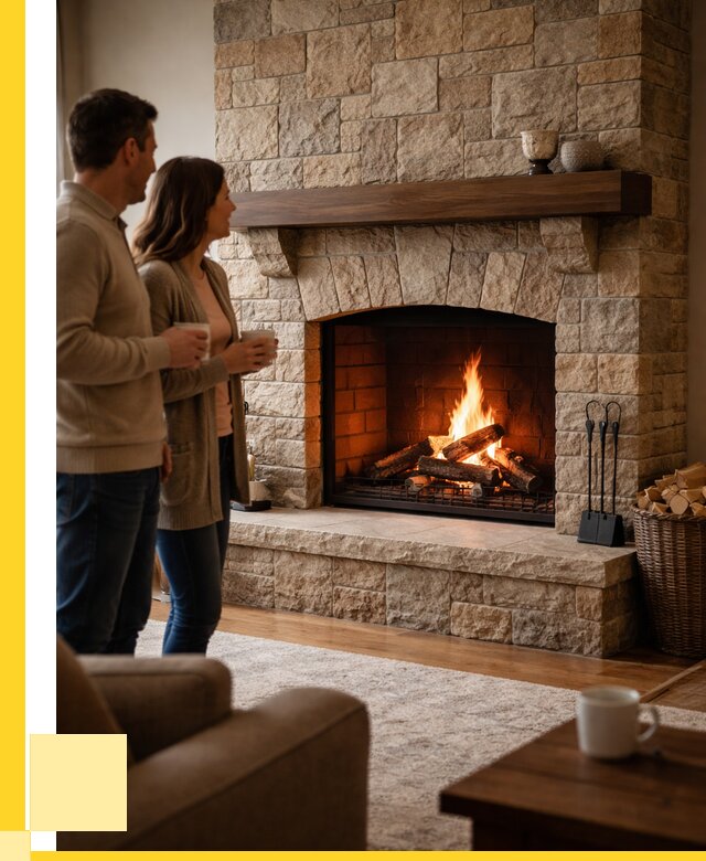 Каменные камины на заказ в Вязниках от 192294 р. | ЭриданВзн