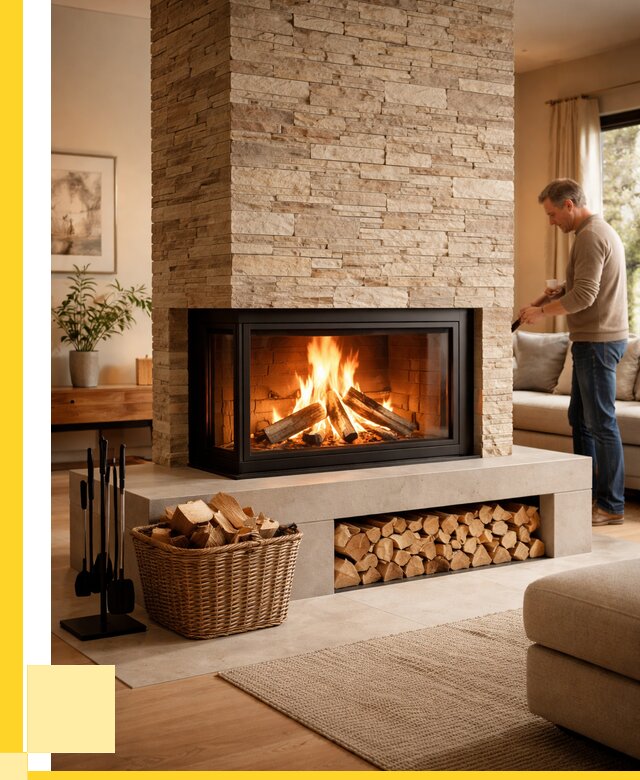 Дровяной камин под ключ в Вязниках от 213660 р. | ЭриданВзн