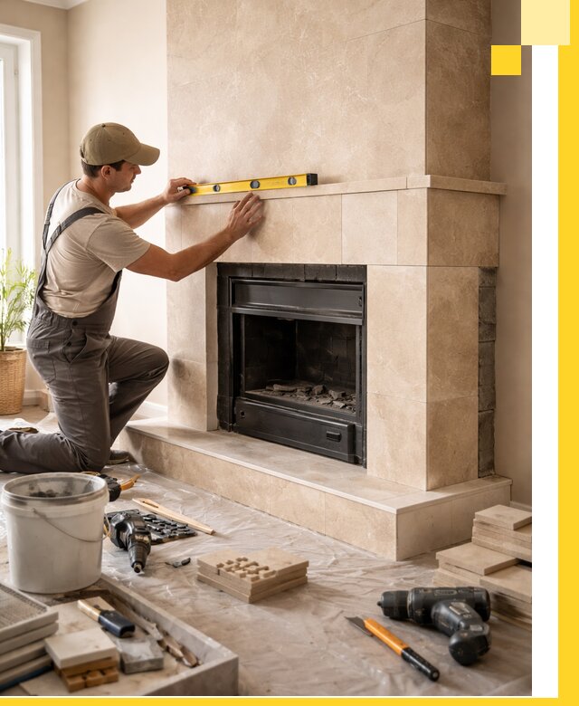 Установка и монтаж каминов в частном доме под ключ в Вязниках