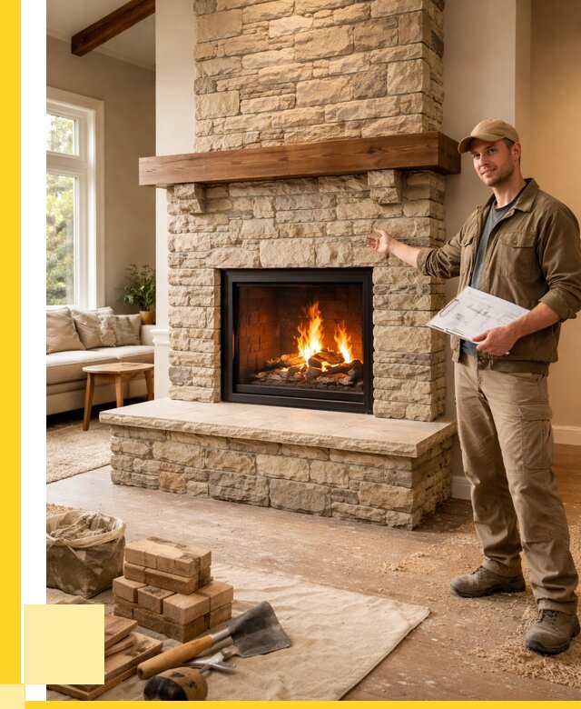 Камины под ключ в Вязниках от 192294 р. | ЭриданВзн — установка