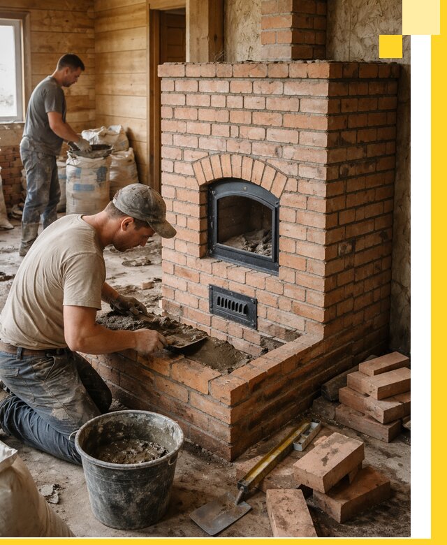 Профессиональное строительство печей в Вязниках под ключ