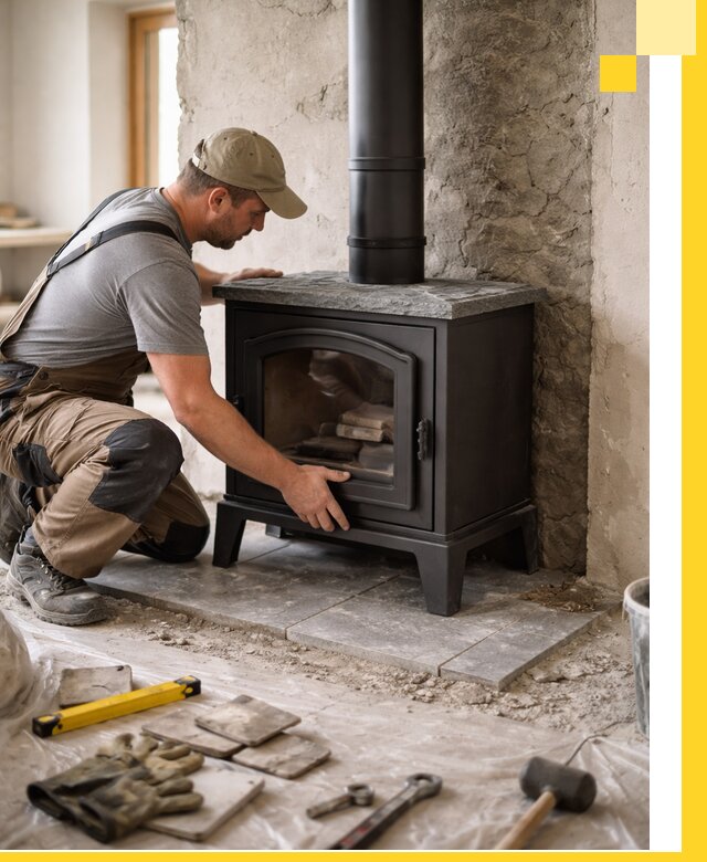 Профессиональный монтаж печей и каминов в Вязниках под ключ