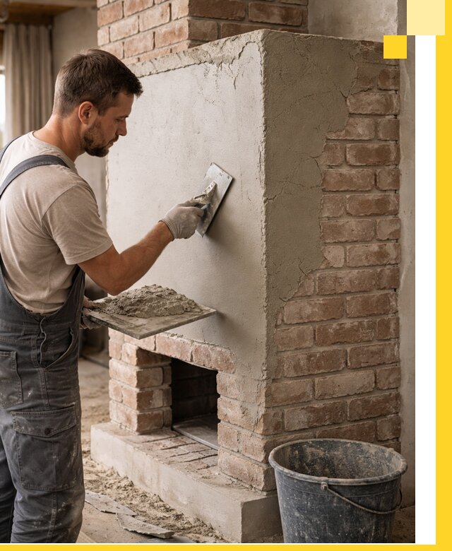 Отделка печей и облицовка каминов в Вязниках под ключ