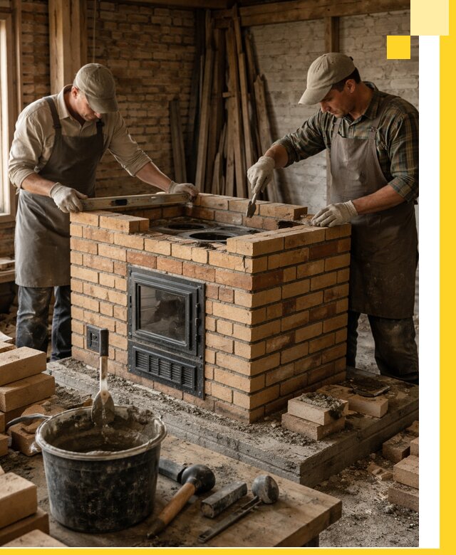 Изготовление и установка варочных печей под ключ в Вязниках