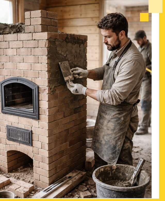 Изготовление и установка печей-шведок под ключ в Вязниках