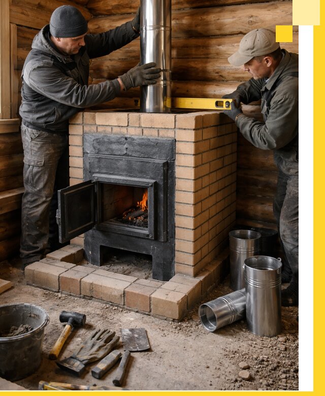 Проектирование, изготовление и установка банных печей в Вязниках