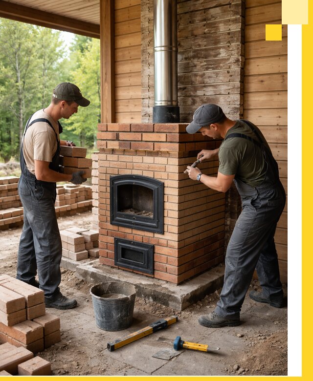 Производство и установка дачных печей под ключ в Вязниках
