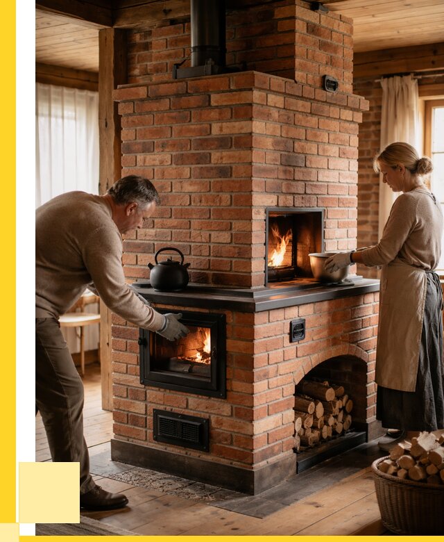 Печи для загородного дома под ключ в Вязниках от 85464 р. | ЭриданВзн