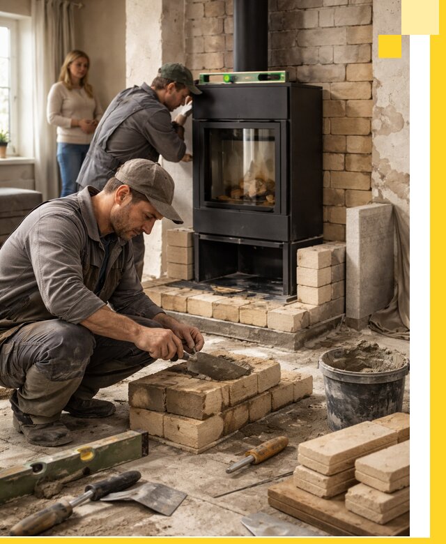 Печи и камины под ключ: проект, установка в Вязниках