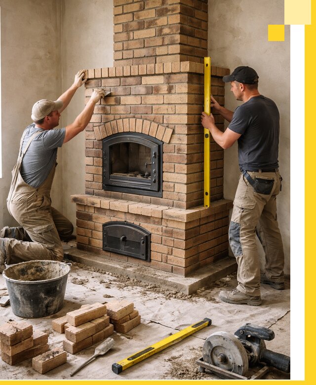 Продажа и установка печей и каминов для дома под ключ в Вязниках