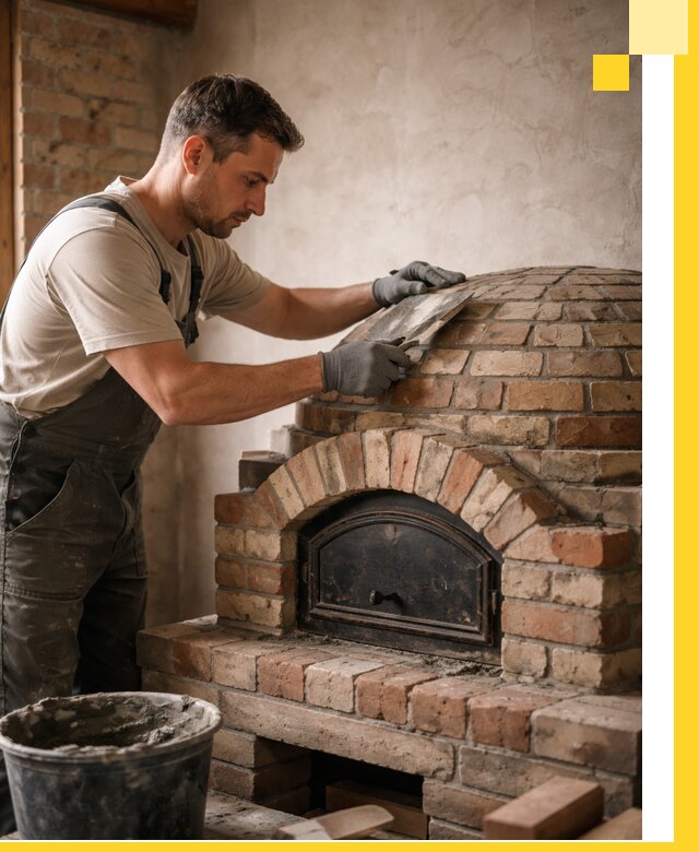 Изготовление и монтаж помпейских печей на заказ в Вязниках