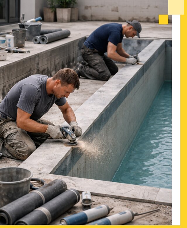 Профессиональный ремонт бассейнов под ключ в Вязниках