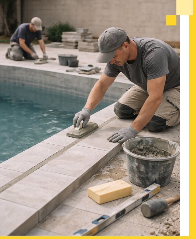 Отделка бассейнов в Вязниках: декоративная отделка и гидроизоляция