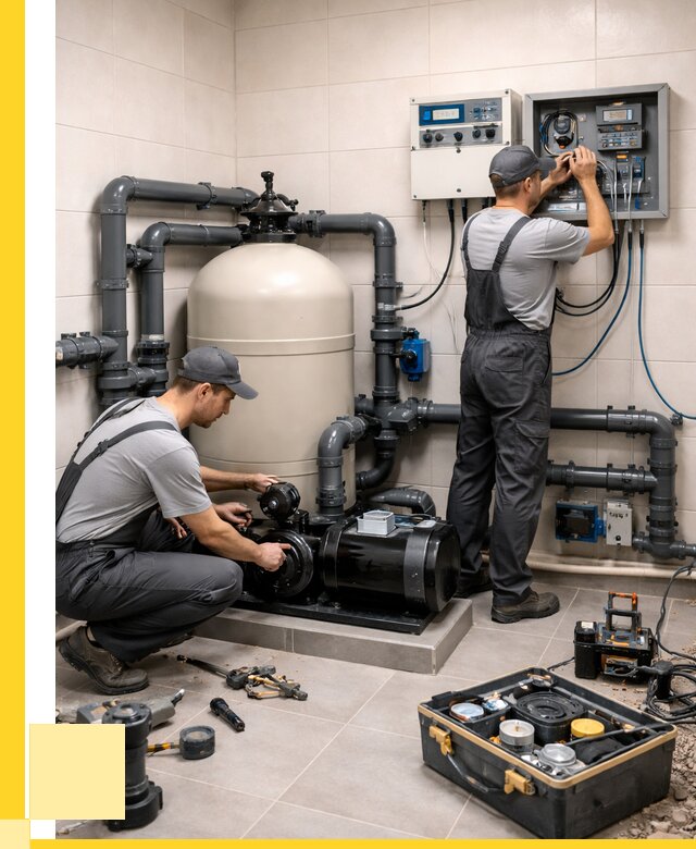 Монтаж оборудования для бассейнов в Вязниках от 42732 р. | ЭриданВзн