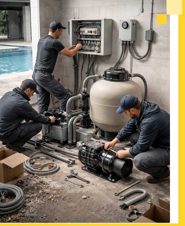 Профессиональный монтаж оборудования для бассейнов в Вязниках