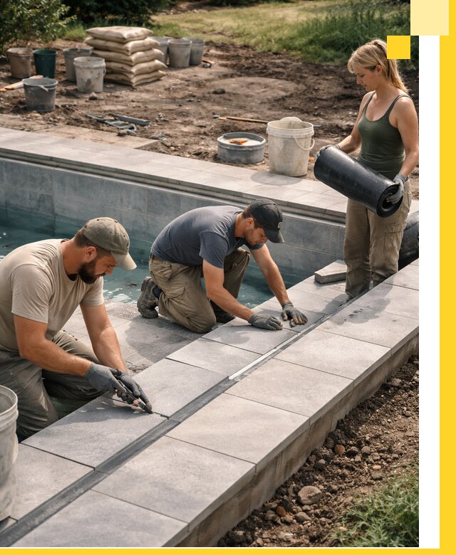 Строительство и монтаж уличных бассейнов под ключ в Вязниках