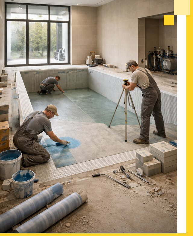 Проект и строительство закрытых бассейнов в Вязниках под ключ