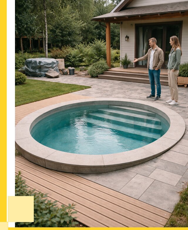 Бассейн на даче под ключ в Вязниках от 213660 р., ЭриданВзн