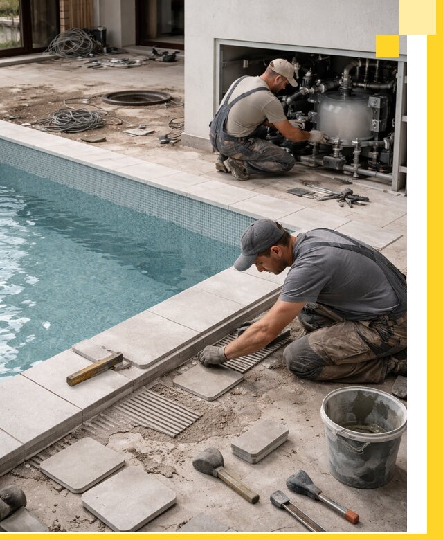 Строительство и монтаж бассейнов в коттедже в Вязниках