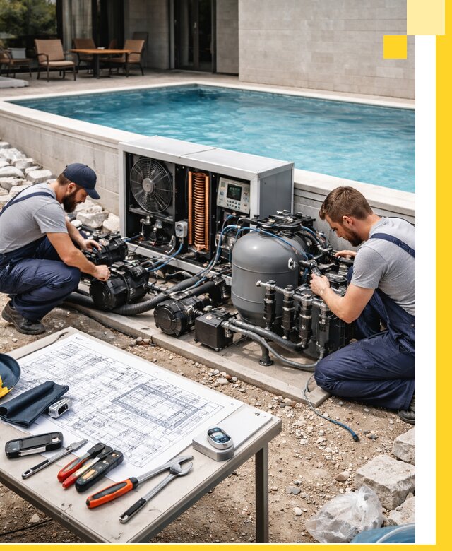 Проектирование и монтаж бассейнов с подогревом в Вязниках