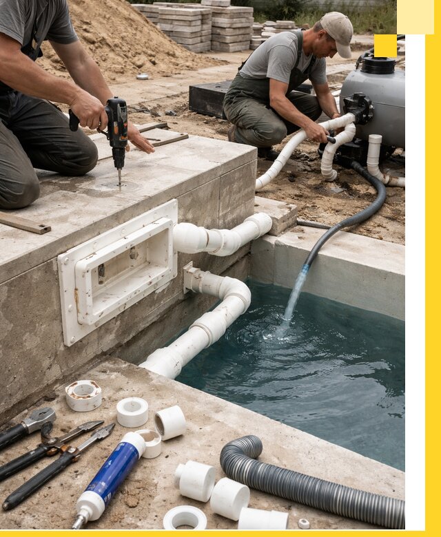 Строительство скиммерных бассейнов под ключ в Вязниках