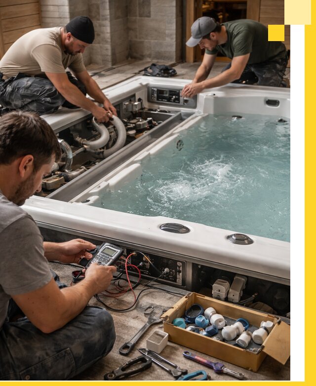 Гидромассажные бассейны под ключ в Вязниках, дизайн и монтаж