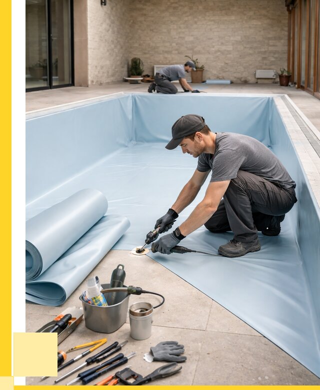 Пленка ПВХ для бассейнов в Вязниках от 2671 р. | ЭриданВзн