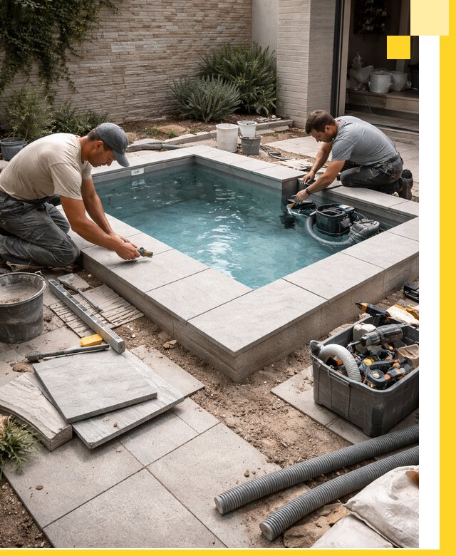 Мини бассейны под ключ в Вязниках, дизайн и установка