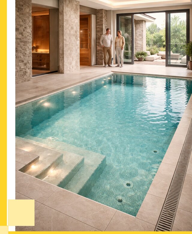 Бассейн во дворе в Вязниках: проект, отделка от 1281960 р. | ЭриданВзн