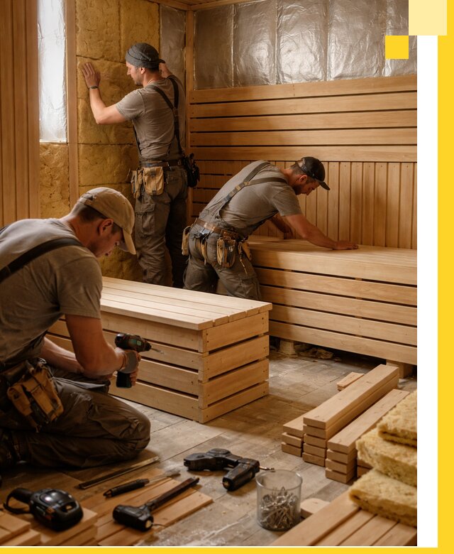 Профессиональное строительство саун под ключ в Вязниках