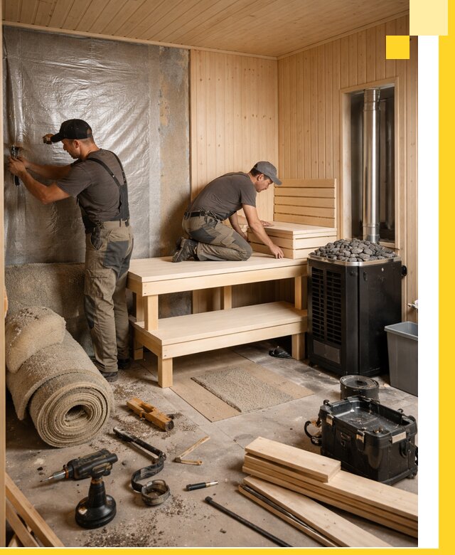 Проекты саун под ключ в Вязниках дизайн и строительство