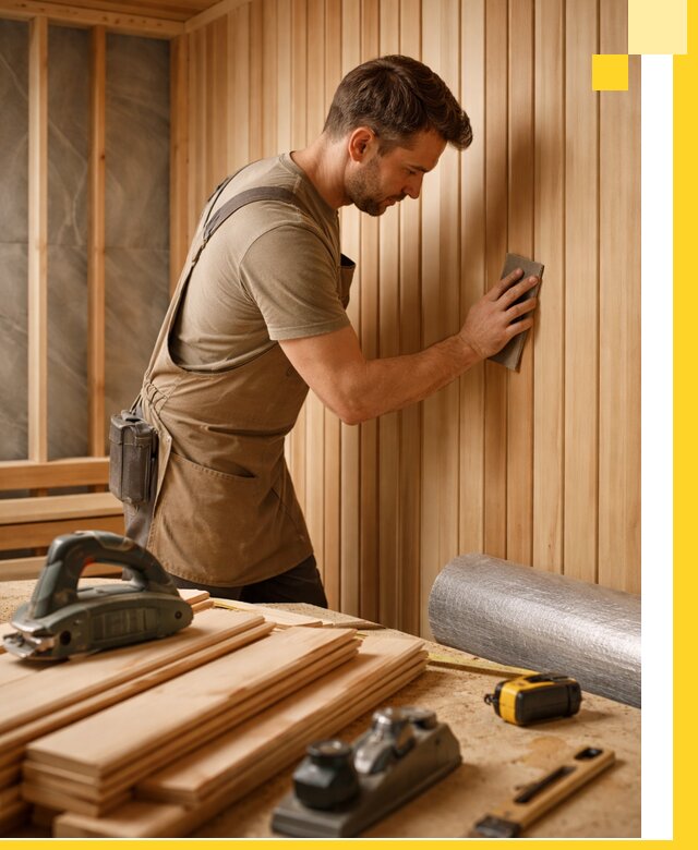 Профессиональная отделка саун и парных под ключ в Вязниках