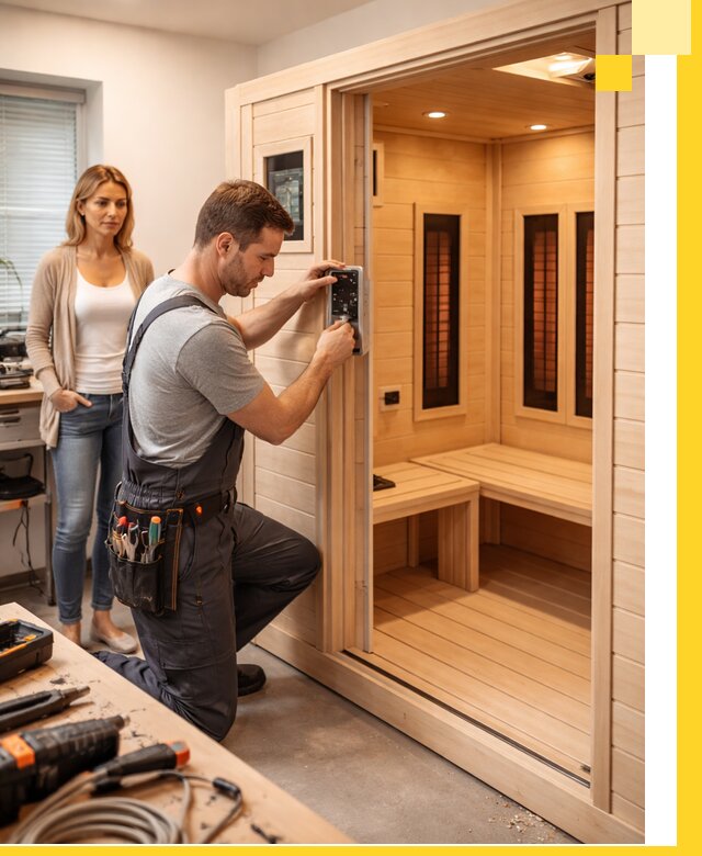 Инфракрасные сауны под ключ в Вязниках продажа и установка