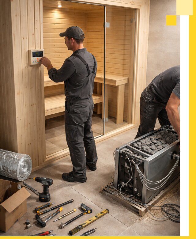 Поставка, установка и монтаж электрических саун в Вязниках