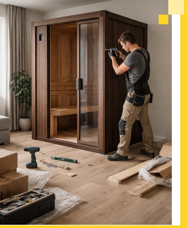 Установка и производство мини саун под ключ в Вязниках