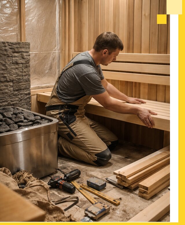 Сауны для дома под ключ с проектированием и монтажом в Вязниках