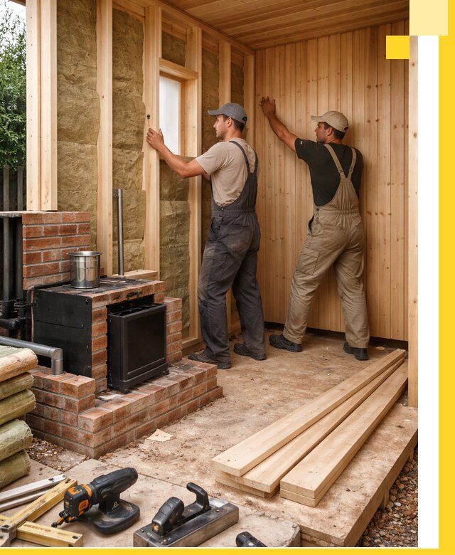 Строительство и установка дачных саун под ключ в Вязниках