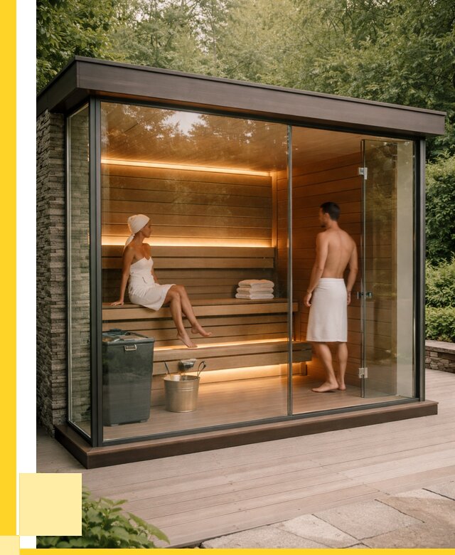 Сауна стеклянная и двери для сауны в Вязниках от 267075 р. | ЭриданВзн