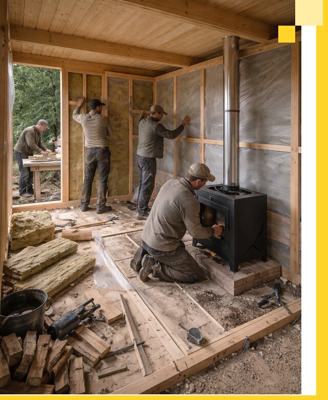 Профессиональный монтаж бань под ключ в Вязниках для дома