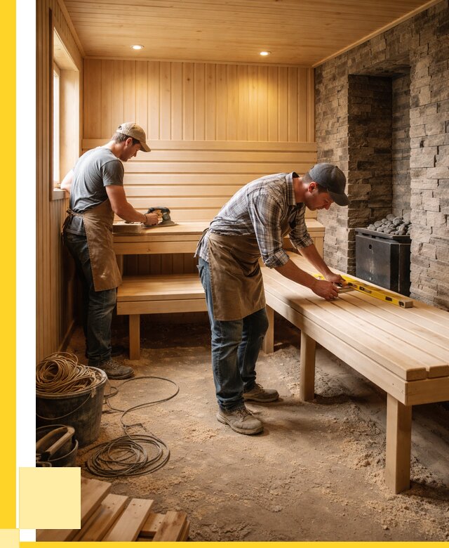 Отделка бани в Вязниках: внутренняя отделка от 3205 р. | ЭриданВзн