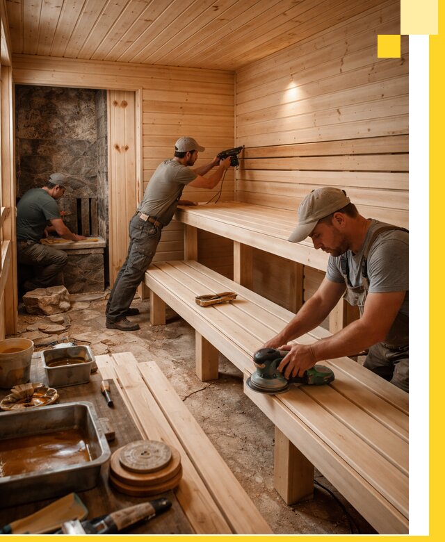 Профессиональная отделка бань в Вязниках под ключ, с гарантией