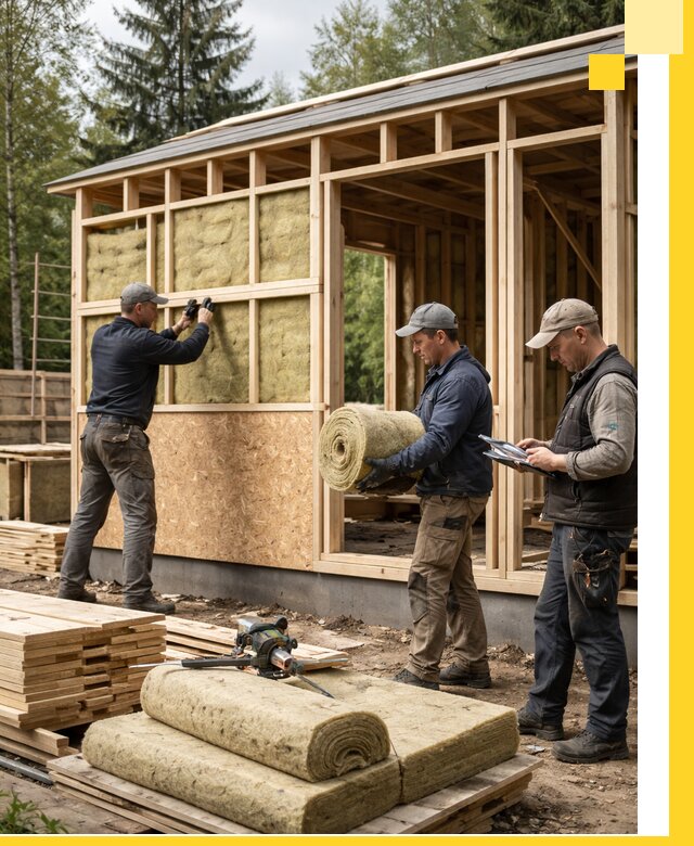 Проектирование и строительство каркасных бань в Вязниках под ключ