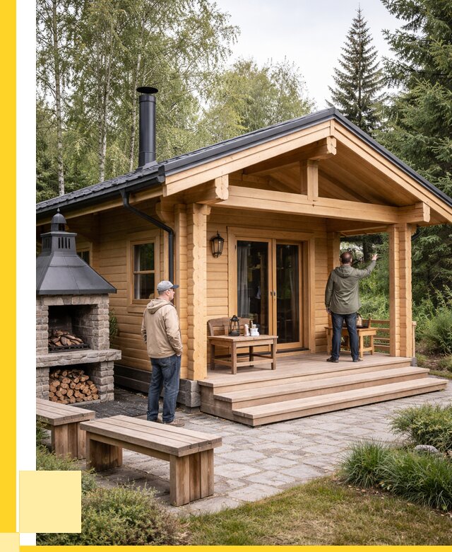 Деревянные бани под ключ в Вязниках от 480735 р. | ЭриданВзн