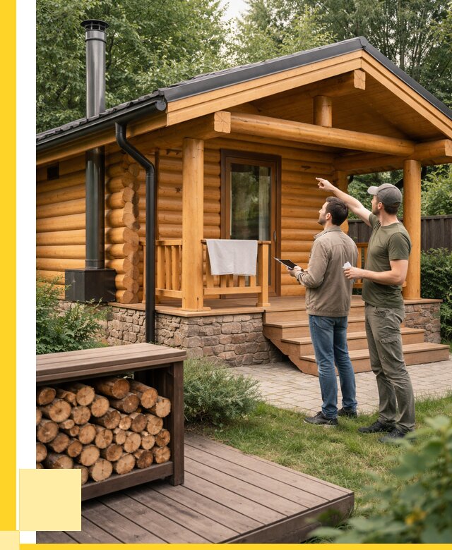 Бани для дачи под ключ в Вязниках от 267075 р. | ЭриданВзн