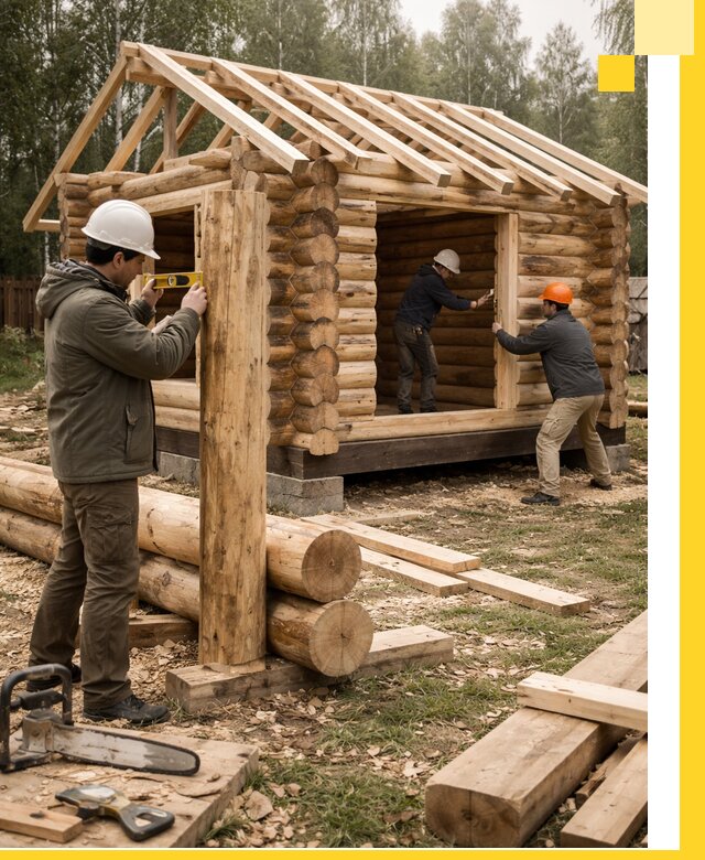 Строительство бань для дачи под ключ в Вязниках с доставкой и монтажом