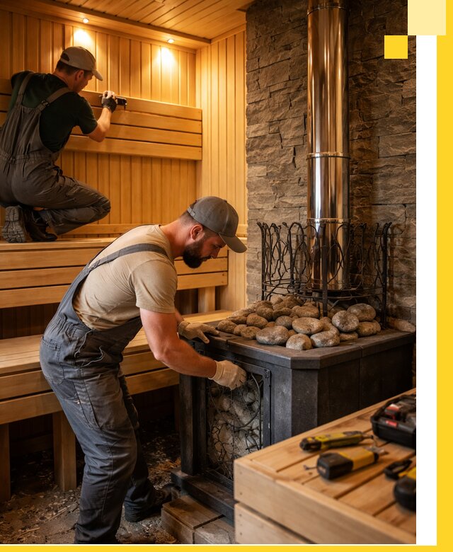 Комплексный дизайн бань, саун и зон отдыха в Вязниках