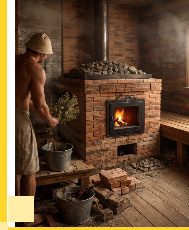 Кирпичные банные печи в Вязниках от 96147 р. | ЭриданВзн