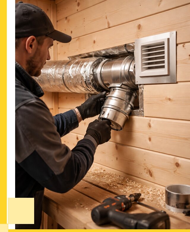 Монтаж вентиляции бани в Вязниках от 12820 р. | ЭриданВзн