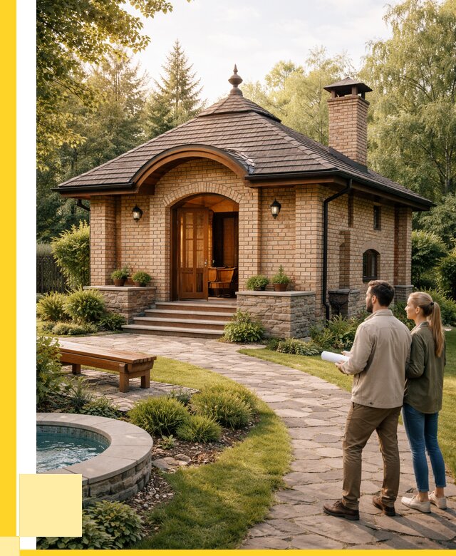 Проект кирпичной бани в Вязниках от 32049 р. | ЭриданВзн